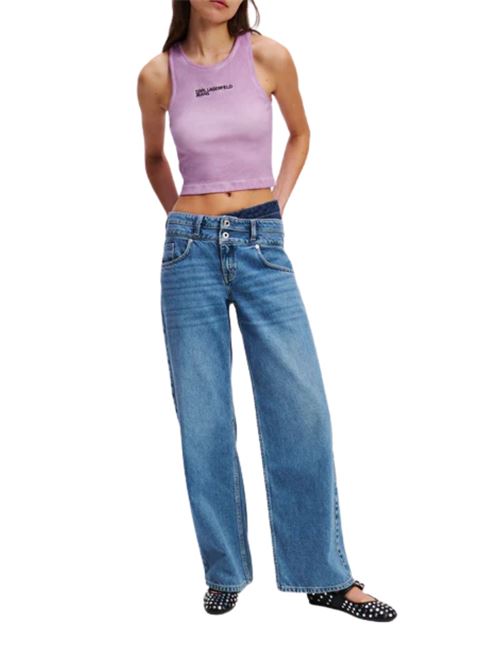 Jeans con doppia vita relaxed fit Karl Lagerfeld jeans | A3W100721EK